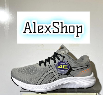 艾力克斯 ASICS GEL-EXCITE 9 (4E寬楦) 男 1011B337-020 灰黑橘 慢跑鞋 X5