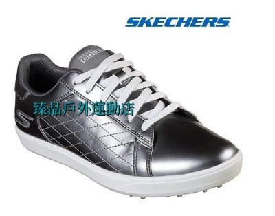 【女鞋出清】SKECHERS高爾夫 女款兩用球鞋DRIVE SHINE #14881/PEW -灰