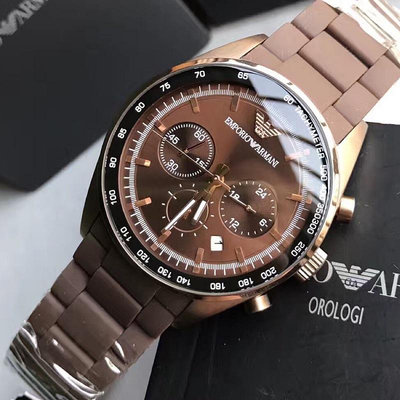 二手全新Armani阿瑪尼 全新  運動腕錶 ar5981-ar5982