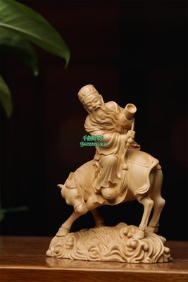 【熱賣下殺價】小葉黃楊木雕張果老仙翁神話人物實木工藝品八仙神像家居裝飾擺件