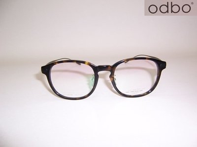 光寶眼鏡城(台南) odbo(Japan) 手工復古眼鏡*版料塑版+手工純鈦一體腳,1508 c014