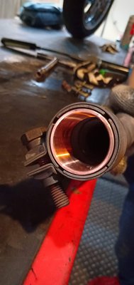 【紅銅襯套】Vespa GTV GTS HPE GT 原廠 排氣管 上段 墊片 缸頭 石墨襯套 防燙蓋～紅銅材料