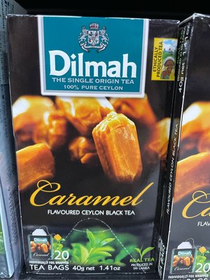 7/25前 一次買2盒 單盒178帝瑪焦糖口味紅茶Dilmah 20包/盒 最新到期日2025/4