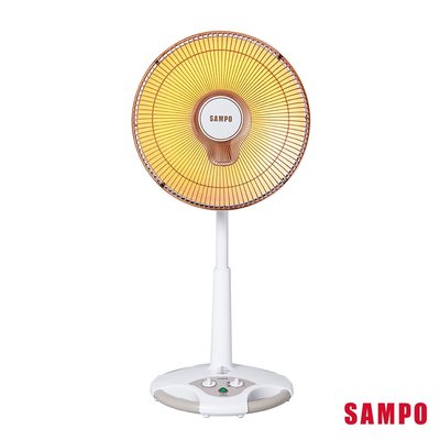 【大頭峰電器】SAMPO聲寶 14吋負離子紅外線(鹵素)電暖器 HX-FG14F