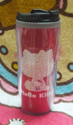 正版﹝Sanrio﹞授權※Hello Kitty凱蒂貓※【Hello Kitty字樣】手握杯/隨行杯(300cc)