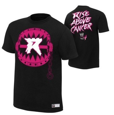 ☆阿Su倉庫☆WWE摔角 Ryback Rise Above Cancer T-Shirt RYBACK克服病魔公益款