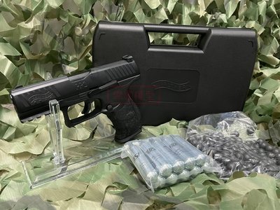 (傑國模型槍館)Umarex Walther PPQ M2 特仕版+10隻CO2+11mm硬彈一包 鎮暴槍 防身