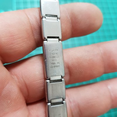 GERMANY＜早期＞12mm ＜伸縮＞德國 不銹鋼 錶帶 老錶 女錶 機械錶 手上鏈 非 OMEGA ROLEX MK CK SEIKO G07