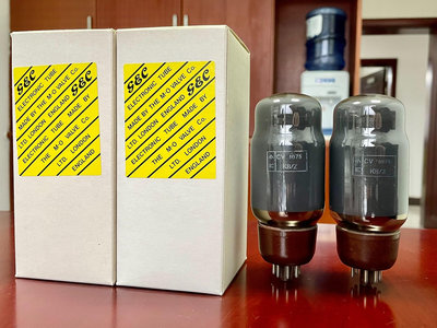 55年GEC KT66 CV1075碳瓶 盒環 霉屏 電子管179