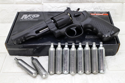 台南 武星級 UMAREX Smith &amp; Wesson R8 左輪 CO2槍 優惠組B ( M&amp;P左輪槍轉輪槍BB槍