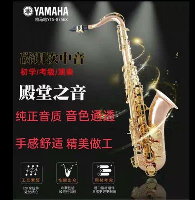 【熱賣精選】日本原裝雅馬哈YAS875EX 62降B調次中音薩克斯初學考級 成人演奏