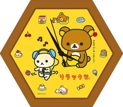 82-JC07 絕版時鐘82片日本拼圖 Rilakkuma 拉拉熊 懶懶熊