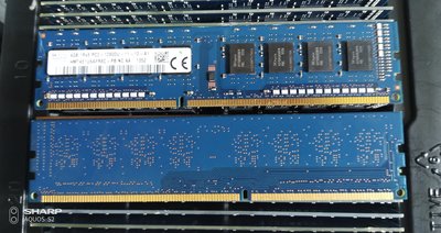 【賣可小舖】海力士 HYNIX 原廠 DDR3-1600 4G 299元起 桌上型記憶體 雙面 1RX8