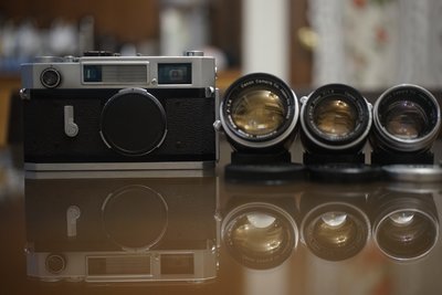 【售】稀有經典Canon 銘機 CANON 7S RF旁軸相機 L39/LTM 50mm F1.4 F1.8 銀鏡