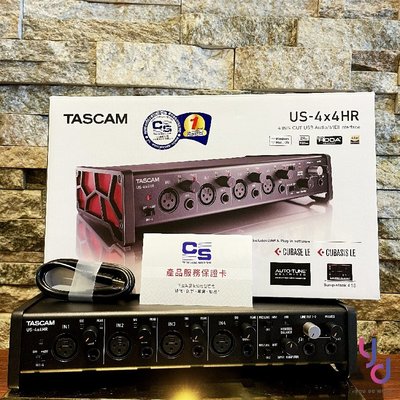 分期免運 贈錄音軟體/線材組 日本 Tascam US 4x4 HR 最新版 錄音 聲卡 介面 4i4 編曲 Midi