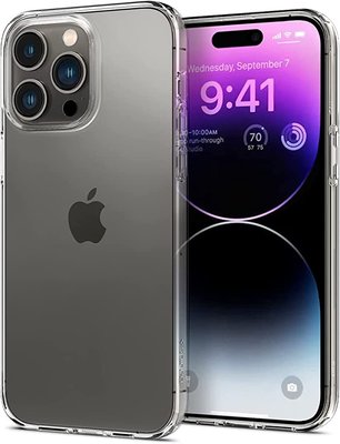 【SPIGEN】iPhone 14 Plus Pro Max Liquid Crystal 超薄透明 手機殼 保護殼