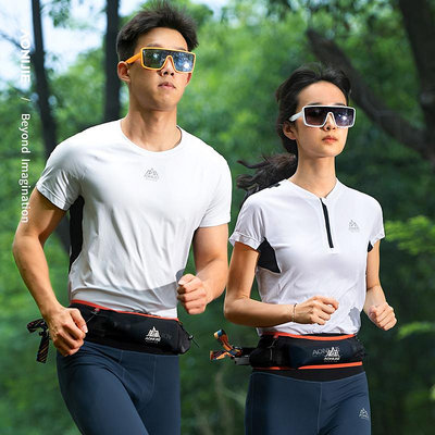 腰包奧尼捷跑步手機腰包男女多功能運動隱形腰帶貼身馬拉松腰包