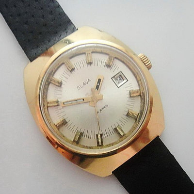 【timekeeper】 70年代USSR蘇聯製Slava 21石機械錶/古董錶(免運)