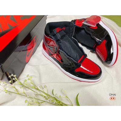 Air Jordan 1 High OG Bred Patent 漆皮 黑紅 555088-063