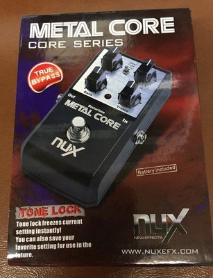 傑禾樂器 ～ 最新電吉他單顆效果器 NUX METAL CORE