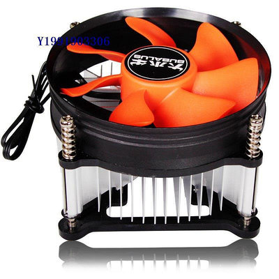 大水牛臺式電腦CPU散熱器風扇幻彩英特爾11511150775針AMD下吹式