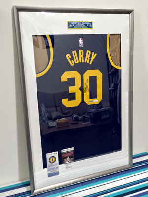 Stephen Curry 球迷版 宣告版 親筆簽名球衣