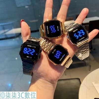 『柒柒3C數位』代購 日本CASIO 卡西歐 數位手錶 電子手錶 女生電子表 多彩錶帶 觸控螢幕手錶 多功能電子防水手錶 手錶