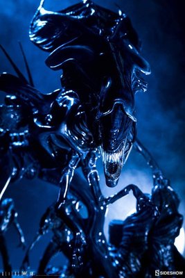 八田元氣小棧: 全新日版 Sideshow BenToy AVP Alien Queen 異形母后 全身場景組雕像
