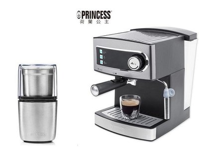 (送磨豆機)PRINCESS 荷蘭公主 20bar 半自動 義式 濃縮咖啡機 249407 (參考EES200E)