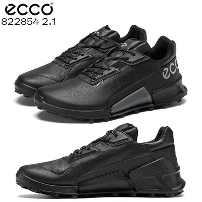 新款 ECCO Biom 2.1 男鞋 休閒鞋 健步鞋 戶外鞋 真皮男鞋 柔韌 舒適 質感 緩震回彈 防滑 822854