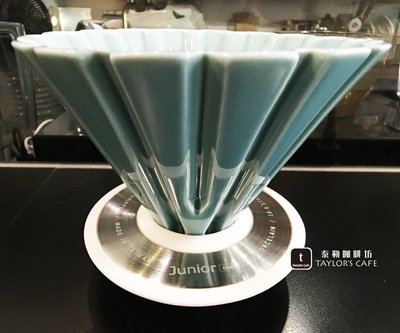 【TDTC 咖啡館】JUNIOR Gear-V 圓錐齒輪陶瓷濾杯 2~4人份 (粉藍 / 粉紅 /咖啡 / 白 / 黑)