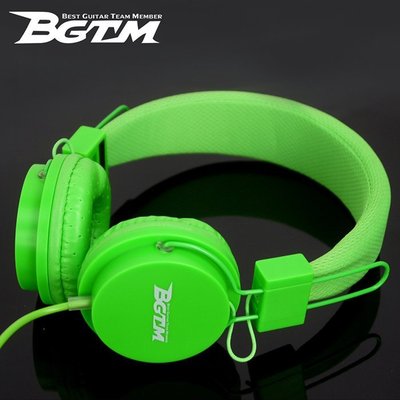 BGTM EP05 可摺疊立體聲頭戴式耳機(綠色)