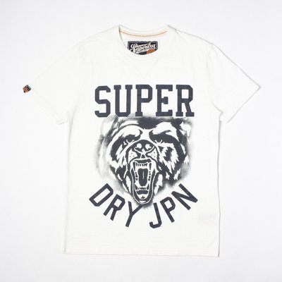Superdry (極度乾燥) 白色熊頭 短袖T