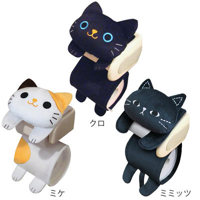 哈哈日貨小舖~日本 貓 捲筒衛生紙 面紙套 面紙架(3款可選)