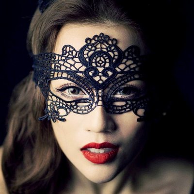 現貨面具女郎夜店女王聚會性感情趣 蕾絲鏤空 眼罩公主貓 派對蒙面俠 愛美衣櫥