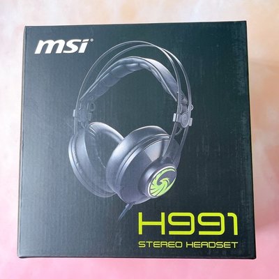 MSI 微星 電競耳機 H991 AMD 雷鳥 logo款