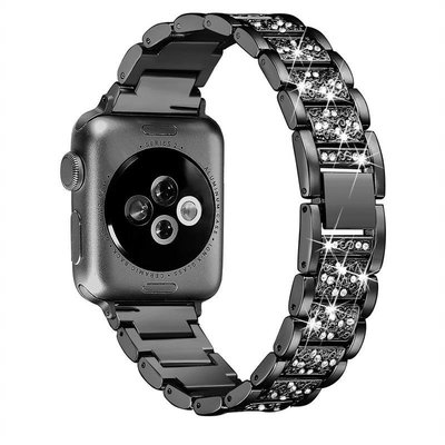 @上新錶帶 適用iwatch6智能手表金屬腕帶蘋果手表表帶apple watch5/SE/4/3/2/1代新款不銹鋼替換帶40/44mm38/42~特價