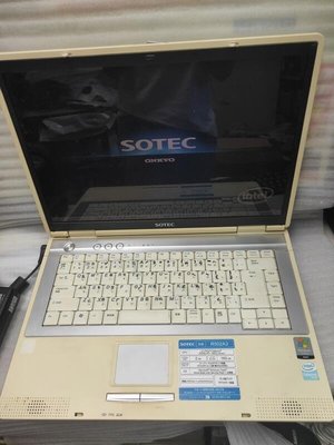 【電腦零件補給站】日本 SOTEC R502A3 15吋筆記型電腦 Windows XP "現貨