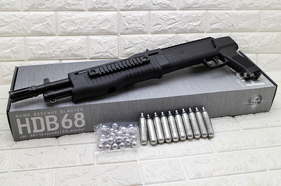 台南 武星級 Umarex T4E HDB68 防身 鎮暴槍 CO2槍 + CO2小鋼瓶 + 鋁彈 ( 17MM鎮暴防暴