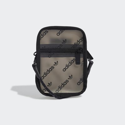 【豬豬老闆】ADIDAS OG FESTIVAL BAG 黑 透明 滿版 小包 斜背包 側背包 HS4998
