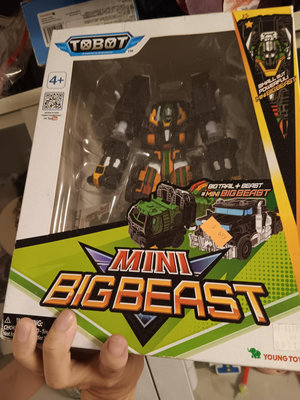 機器戰士 TOBOT GD 宇宙奇兵 中型 狂野蠻牛 mini big beast 合體