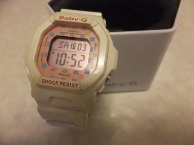 CASIO 卡西歐 Baby-G 手錶 白