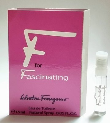 【美妝行】Salvatore Ferragamo F for Fascinating 閃粉愛戀 女性淡香水 1.5ml