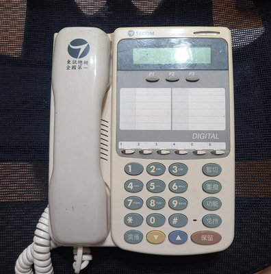 101通訊館~含稅 二手 SD 7506D 中古 顯示 螢幕 有瑕疵 話機 東訊 TECOM