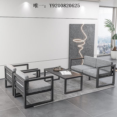 桃子家居定制簡約個性辦公室沙發茶幾組合鐵藝布藝沙發客廳轉角沙發床可拆