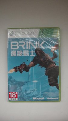 全新XBOX360 邊緣戰士 Brink 英文版