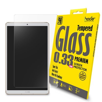 【免運費】hoda【HUAWEI MediaPad M6 (8.4吋)】全透明高透光滿版9H鋼化玻璃保護貼