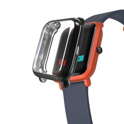 森尼3C-華米Amazfit BipS 2米動青春版S手錶殼屏幕全包pop pro硅膠保護套 GTS2 mini保護殼 買一送一-品質保證