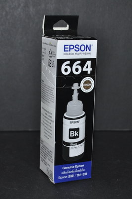 台灣現貨 Epson T6641 70ml 原廠黑色墨水 L100-L220 L300-L655 L1300 當天出貨