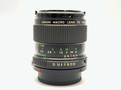 佳能 Canon MACRO New FD 50mm F3.5 微距鏡頭 1:2 轉接 全幅 (三個月保固)